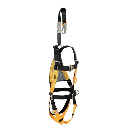 B-SAFE HARNESS FALL POSI + 2M WEB SHOCK LANYARD ( REAR + 2 X SIDE D)